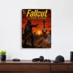 Video Game Metal Poster Wall Decor - Wasteland New Vegas - B - Image 4