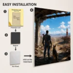 Video Game Metal Poster Wall Decor - Wasteland 4 - A - Image 2