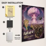 Video Game Metal Poster Wall Decor - Wasteland 4 - B - Image 2