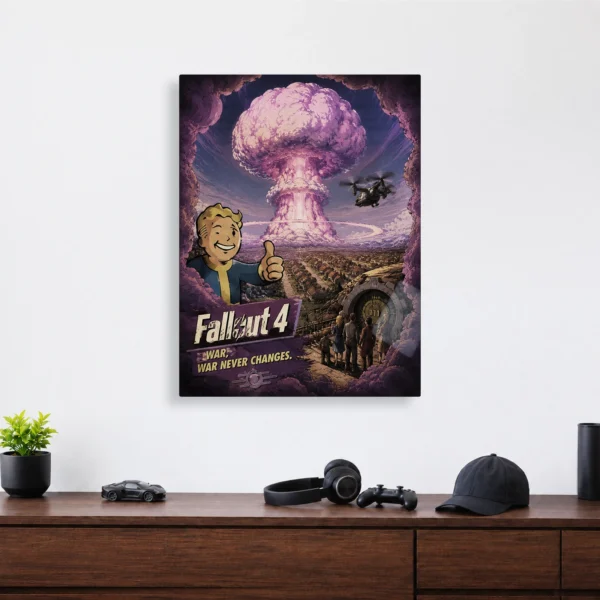 Video Game Metal Poster Wall Decor - Wasteland 4 - B - Image 4