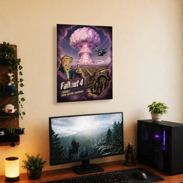 Video Game Metal Poster Wall Decor - Wasteland 4 - B - Image 5