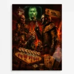 Video Game Metal Poster Wall Decor - Wasteland 4 - C