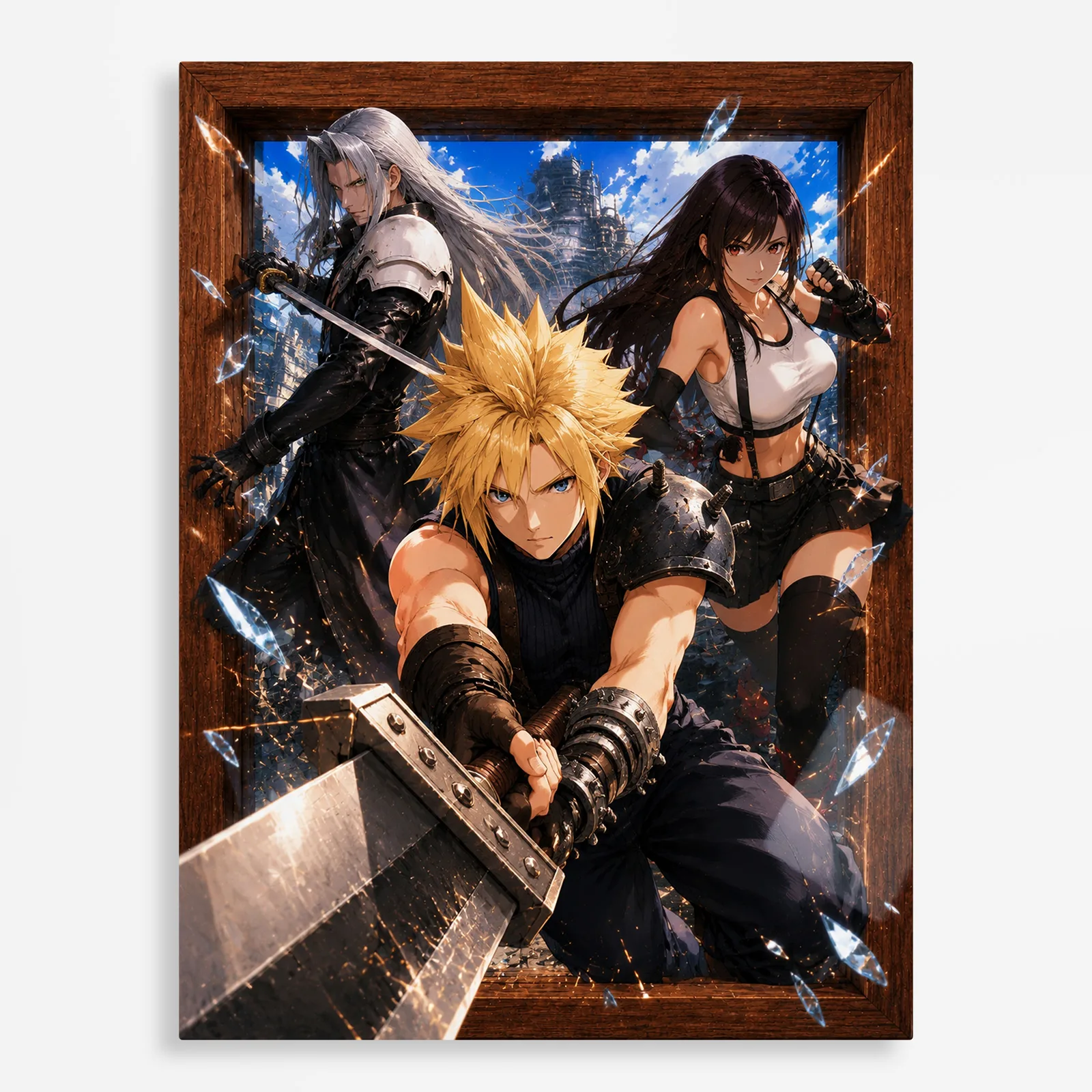 video game metal poster (94) s1 Video Game Metal Poster Wall Decor - Wasteland New Vegas - C - Image 1