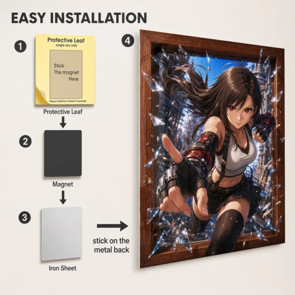 Video Game Metal Poster Wall Decor - FFVII - Image 2