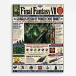 Video Game Metal Poster Wall Decor - FFVII Tifa Lockhart