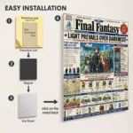 Video Game Metal Poster Wall Decor - FFVII - A - Image 2