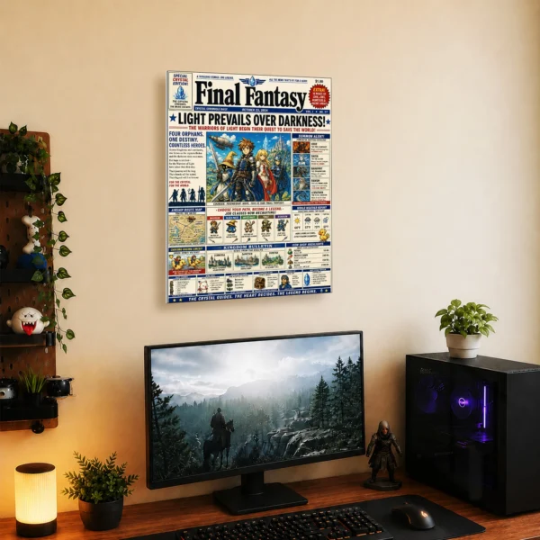 Video Game Metal Poster Wall Decor - FFVII - A - Image 5