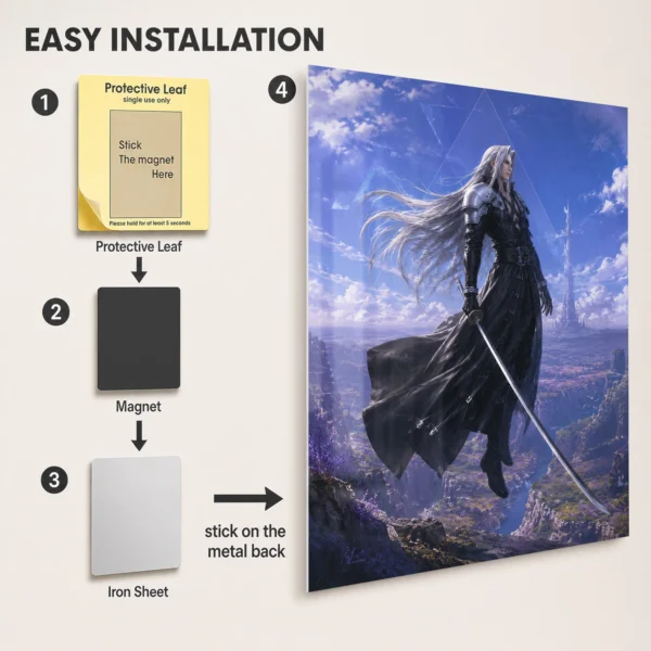 Video Game Metal Poster Wall Decor - FF - Image 2